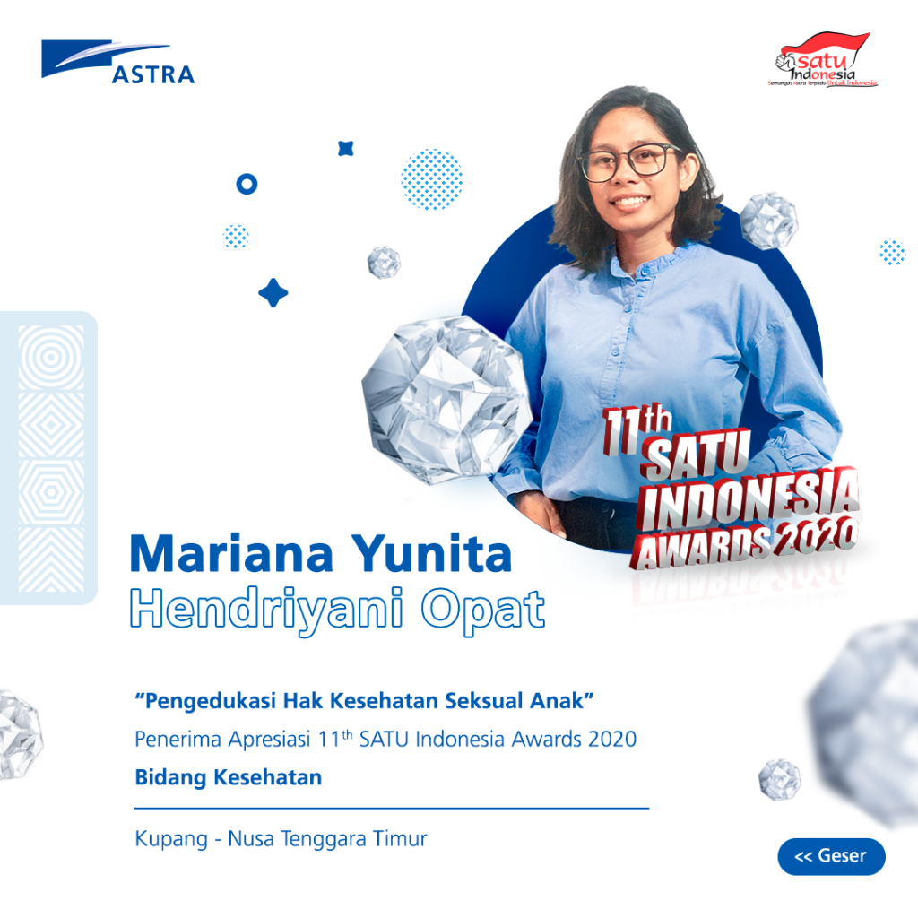 Mariana Yunita Hendriyani Berjuang untuk Edukasi Seksual di NTT